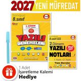 Tonguç Akademi 8. Sınıf 2. Dönem Yazılı Notları 1 ve 2. Yazılı ve Yazılı Denemeleri