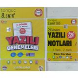 Tonguç Akademi 8. Sınıf 2. Dönem Yazılı Notları+Yazılı Denemeleri