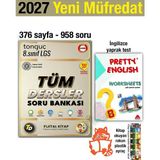 Tonguç Akademi 8. Sınıf 2027 Tüm Dersler Soru Bankası Ingilizce Yaprak Test