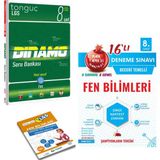 Tonguç Akademi 8. Sınıf Dinamo Fen Bilimleri Soru Bankası ve Nar Tanesi Fen 14 Deneme Sınavı