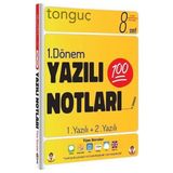 Tonguç Akademi 8. Sınıf Tüm Dersler 1. Dönem 1. ve 2. Yazılı Notları Seti – Ortaokul 8. Sınıf Öğrencilerine Özel