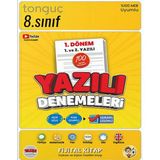 Tonguç Akademi 8. Sınıf Yazılı Denemeleri 1. Dönem 1 ve 2. Yazılı Türkçe Kitap 250 Sayfa