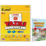 Tonguç Akademi 8. Sınıf Yazılı Denemeleri 1. Dönem 1 ve 2. Yazılı ve Meydan Okuma Defteri
