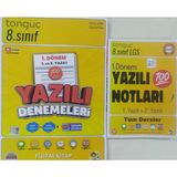 Tonguç Akademi 8. Sınıf Yazılı Denemeleri 1. ve 2. Dönem 2'li Set - Yazılı Notları