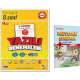 Tonguç Akademi 8. Sınıf Yazılı Denemeleri 2. Dönem 1 ve 2. Yazılı - Meydan Okuma Defteri