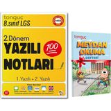 Tonguç Akademi 8. Sınıf Yazılı Notları 2. Dönem 1 ve 2. Yazılı ve Meydan Okuma Defteri