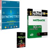 Tonguç Akademi AYT Denemetre 12 Matematik Denemesi Altın Karma AYT Matematik 10X40 Deneme - Aksiyon 3 Deneme