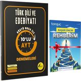 Tonguç Akademi AYT Türk Dili ve Edebiyatı Denemeleri - Başarı Zinciri Rehberim 2 Kitap