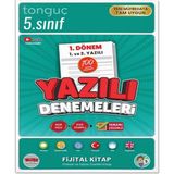 Tonguç Akademi Tonguç 5. Sınıf Yazılı Denemeleri 1. Dönem 1 ve 2. Sınav Bilgisi ile Eğitim Kitabı