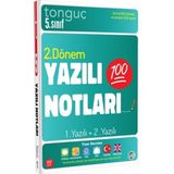 Tonguç Akademi Tonguç 5. Sınıf Yazılı Notları 2. Dönem 1 ve 2. Yazılı Hazırlık Kitabı