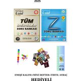 Tonguç Akademi Tonguç 6. Sınıf Tüm Dersler + Zoru Tüm Dersler Soru Bankası 2 Kitap (Emoji K.+Mini D.+Tırtıl A.)