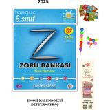 Tonguç Akademi Tonguç 6. Sınıf Zoru Bankası Tüm Dersler (Emoji + Mini Defter+Ayraç)