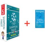 Tonguç Akademi Tonguç Yayınları 5. Sınıf Şampiyon Paketi Set 6 Kitap-(Kafa Defteri )