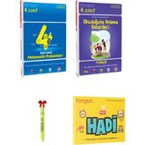 Tonguç Akademi Yayınları 4x4 Matematik Problemleri Okuduğunu Anlama ve Hadi Planlama Rehberi