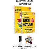 Tonguç Akademi Yayınları Tonguç 8. Sınıf 1. Dönem Yazılı Notları ve Yazılı Denemesi Süper Ikili Yeni(Uzay A.+Mini DFTR)2026
