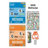 Tonguç Yayınları 5.Sınıf Tüm Dersler 0'dan 5'e Konu Anlatımlı Soru Bankası Seti 2026 İngilizce Kelime Kartları