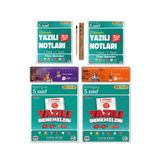 Tonguç Yayınları 5. Sınıf Yazılı Denemeleri - Yazılı Notları Tüm Dersler 1. ve 2. Dönem Set 4 Kitap