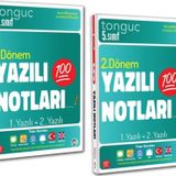 Tonguç Yayınları 5. Sınıf Yazılı Notları Set 2 Kitap - 1 Ve 2 Dönem - 1 Ve 2 Yazılı