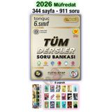 Tonguç Yayınları 6. Sınıf Tüm Dersler Soru Bankası 2027 İngilizce Kelime Kartları