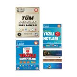 Tonguç Yayınları 6. Sınıf Tüm Dersler Soru Bankası Fijital- 2. Dönem Yazılı Notları - Yazılı Denemeleri Set 3 Kitap