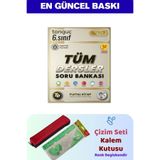 Tonguç Yayınları 6. Sınıf Tüm Dersler Soru Bankası - Sosis Kalemlik + Esnek Çizim Seti