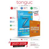 Tonguç Yayınları 6. Sınıf Tüm Dersler Zoru Soru Bankası + Aklımdaki Sorular Hediyeli Yeni Nesil (Maarif Model)
