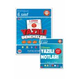 Tonguç Yayınları 6. Sınıf Yazılı Notları ve Denemeleri 2. Dönem 1 ve 2. Yazılı 2 KİTAP - Tonguç Yayınları