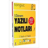 Tonguç Yayınları 8.Sınıf 1.Dönem 2.Yazılı Notları
