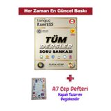 Tonguç Yayınları 8. Sınıf Tüm Dersler Soru Bankası - A7 Not Defteri - Üstten Spiralli