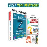 Tonguç Yayınları 8. Sınıf Zoru Bankası 2027 Tüm Dersler Set 4 Kitap İngilizce Yaprak Test