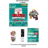Tonguç Yayınları Tonguç 5. Sınıf 1. Dönem Yazılı Notları ve Yazılı Denemeleri 1 ve 2. Yazılı(UZAY A.+MİNİ D.KALEMB.)