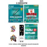 Tonguç Yayınları Tonguç 5. Sınıf Zoru TD. - Yazılı Notları-Yazılı Denemeleri 2. DÖNEM (3KİTAP) (UZAY+MİNİ+K.BAŞLIĞI)
