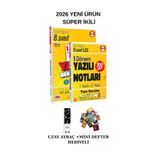 Tonguç Yayınları Tonguç 8. Sınıf 1. Dönem Yazılı NOTLARI ve Yazılı DENEMESİ SÜPER İKİLİ (UZAY A.+MİNİ DEFTER)2026