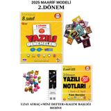 Tonguç Yayınları Tonguç 8. Sınıf Yazılı Notları ve Yazılı Denemeleri 2. Dönem 1 ve 2. Yazılı(UZAY A.+MİNİ D.KALEMB.)