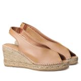 TONI PONS LAILA-P - Toni Pons peep toe style wedge espadrille for women made of leather.