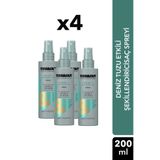 Toni&Guy Deniz Tuzu Etkili Şekillendirici Saç Spreyi 4x200 ml
