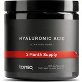 Toniiq Hyaluronic Acid Supplements – Lab Tested 95% Ultra High Purity – Fermented And Bioavailable 180 Caps - Aromasız