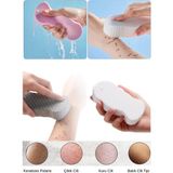 Tonkut Beyaz Renk Sihirli Banyo Vücut Süngeri Ölü Deri Sökücü Peeling ve Masaj Duş Süngeri