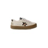 Tonny Black Çocuk Unisex Bej Leopar Termo Taban Yıldız Detaylı Bağcıklı ve Cırtlı Spor Ayakkabı, 35, TBKMN320, Bej Leopar, Unisex Çocuk
