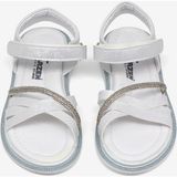 Tonny Black Çocuk Unisex Beyaz Çoçuk Çarpraz Bağlı Sandalet