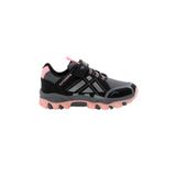 Tonny Black Çocuk Unisex Füme Pembe Termo Taban Su İtici Kumaş Cırtlı Trekking Ayakkabı, 28, TBTMKD025, Füme Pembe, Unisex Çocuk