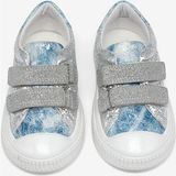 Tonny Black Çocuk Unisex Gümüş Çoçuk Sim Detaylı Cırtlı Rahat Kalıp Sneaker