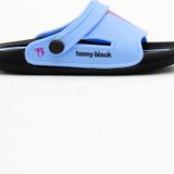 Tonny Black Çocuk Unisex Mavi Poli Taban Logolu Terlik
