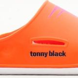Tonny Black Çocuk Unisex Oranj Poli Taban Logolu Terlik