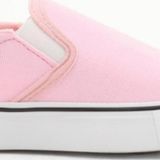 Tonny Black Çocuk Unisex Pembe Kauçuk Taban Keten Lastikli Spor Ayakkabı