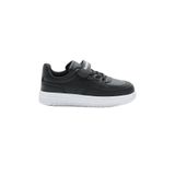 Tonny Black Çocuk Unisex Siyah Beyaz Termo Taban Cırtlı Lastik Bağcıklı Spor Ayakkabı, 28, TBTMKD030, Siyah Beyaz, Unisex Çocuk