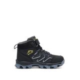 Tonny Black Çocuk Unisex Siyah Füme Rahat Kalıp Renkli Taban Bot, 33, TBNS010, Siyah Füme, Unisex Çocuk