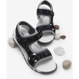 Tonny Black Çocuk Unisex Siyah Kamuflaj Çoçuk Cırtlı Sandalet
