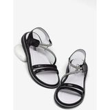Tonny Black Çocuk Unisex Siyah Rugan Çocuk Sim Detaylı Sandalet