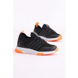 Tonny Black Çocuk Unisex Siyah Turuncu Spor Ayakkabı Tbqnt TBQNT-3